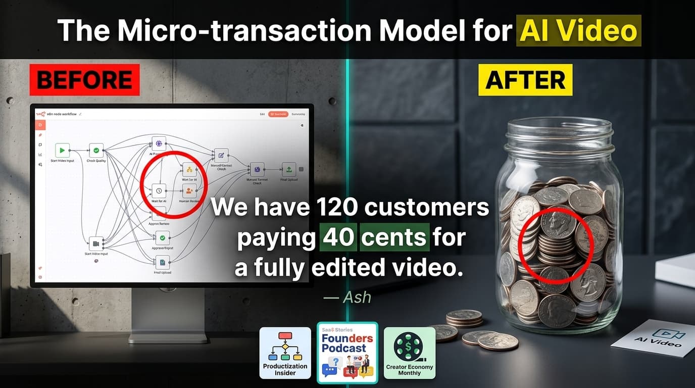 Sep 13 · 40-cent AI workflows replacing $200 editors