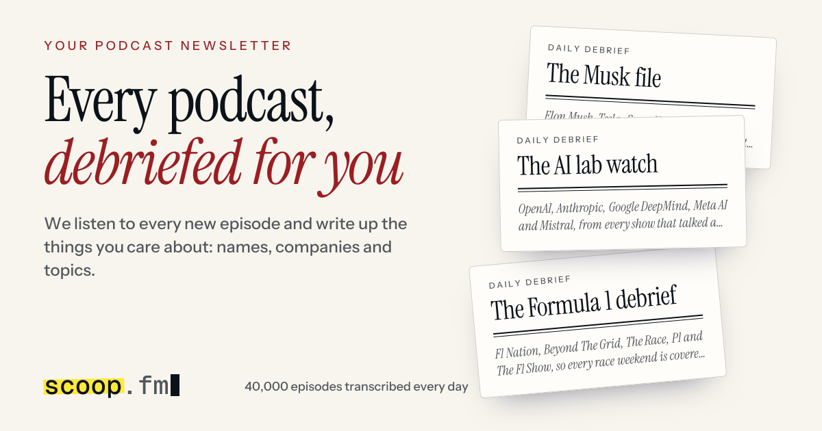 Podcast apps still make you follow shows. I built one where you follow topics instead